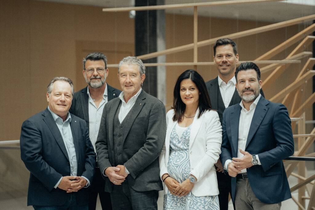 Der SMK-Vorstand (v. l.): Marc Wyss, Christian Häle, Ruedi Tanner, Patrizia Wachter Tanner, Dieter Mader, Carlos Garcia.